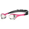 Arena Cobra Ultra SWIPE Mirror Goggles (Outdoors) - Silver Pink -Best Swimming Equipment 002507 590 cobra ultra swipe mr 002 fr s