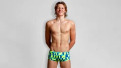 Funky Trunks Boys Classic Trunks - Blue Blockers