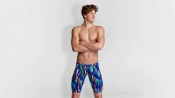 Funky Trunks Mens Training Jammers - Fire Cracker