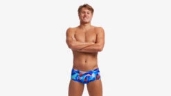 Funky Trunks Mens Classic Trunks - Battle Blue