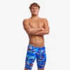 Funky Trunks Mens Training Jammers - Battle Blue 2 Funky Trunks Mens Training Jammers - Battle Blue -Best Swimming Equipment 020254