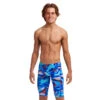 Funky Trunks Boys Training Jammers - Battle Blue 1 Funky Trunks Boys Training Jammers - Battle Blue -Best Swimming Equipment 020366