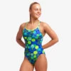 Funkita Ladies Diamond Back-Blue Bottle -Best Swimming Equipment 020429
