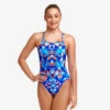 Funkita Girls Diamond Back One Piece - Mad Mirror -Best Swimming Equipment 020812
