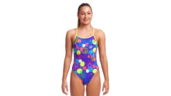 Funkita Girls Single Strap One Piece-Love Bite