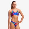 Funkita Girls Racerback Two Piece - Ocean Galaxy -Best Swimming Equipment 020950