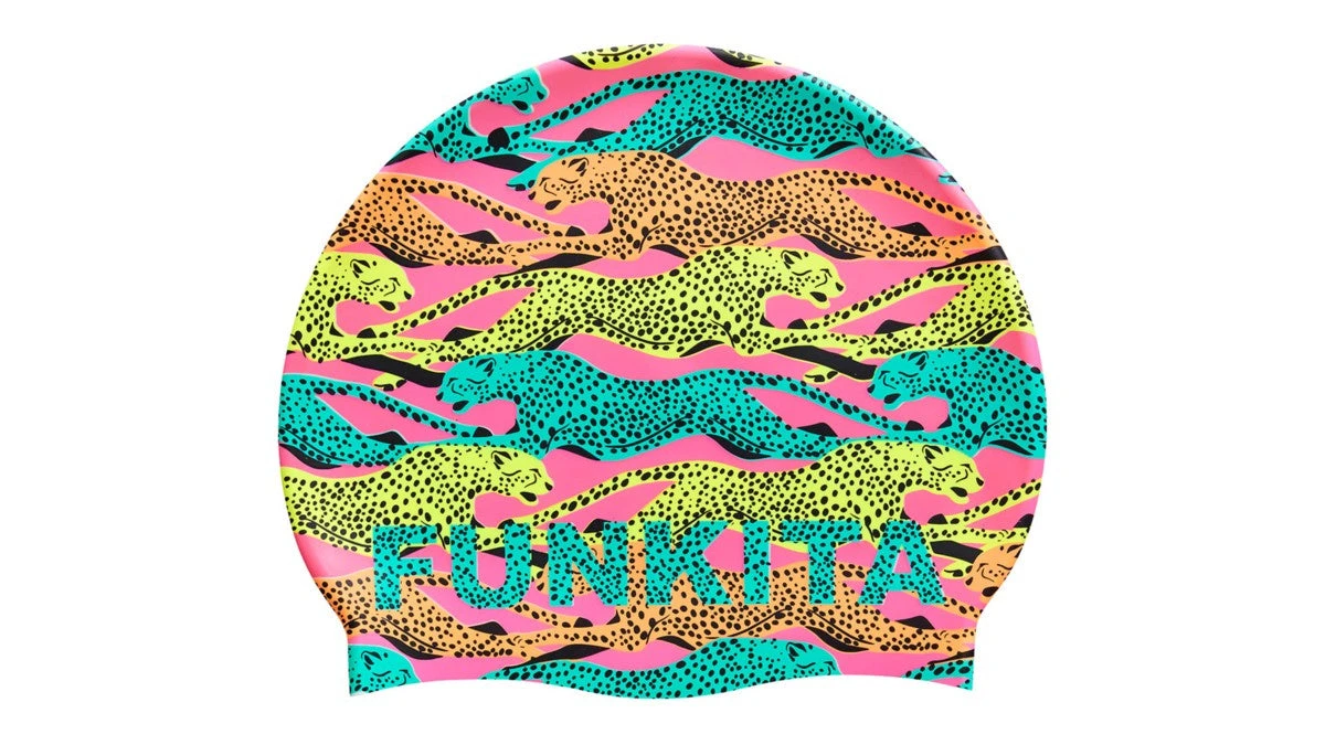 Funkita Swimming Cap - Lying Cheet 3 Funkita Swimming Cap - Lying Cheet