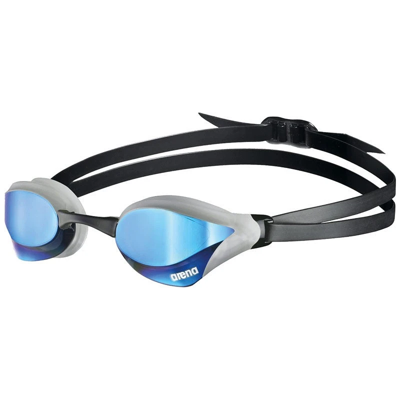 Arena Cobra Core SWIPE Mirror Goggles (Outdoors) - Blue Silver 3 Arena Cobra Core SWIPE Mirror Goggles (Outdoors) - Blue Silver
