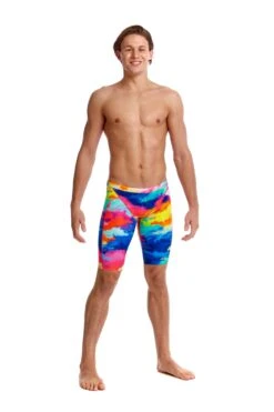 Funky Trunks Mens Training Jammers - Cumulus