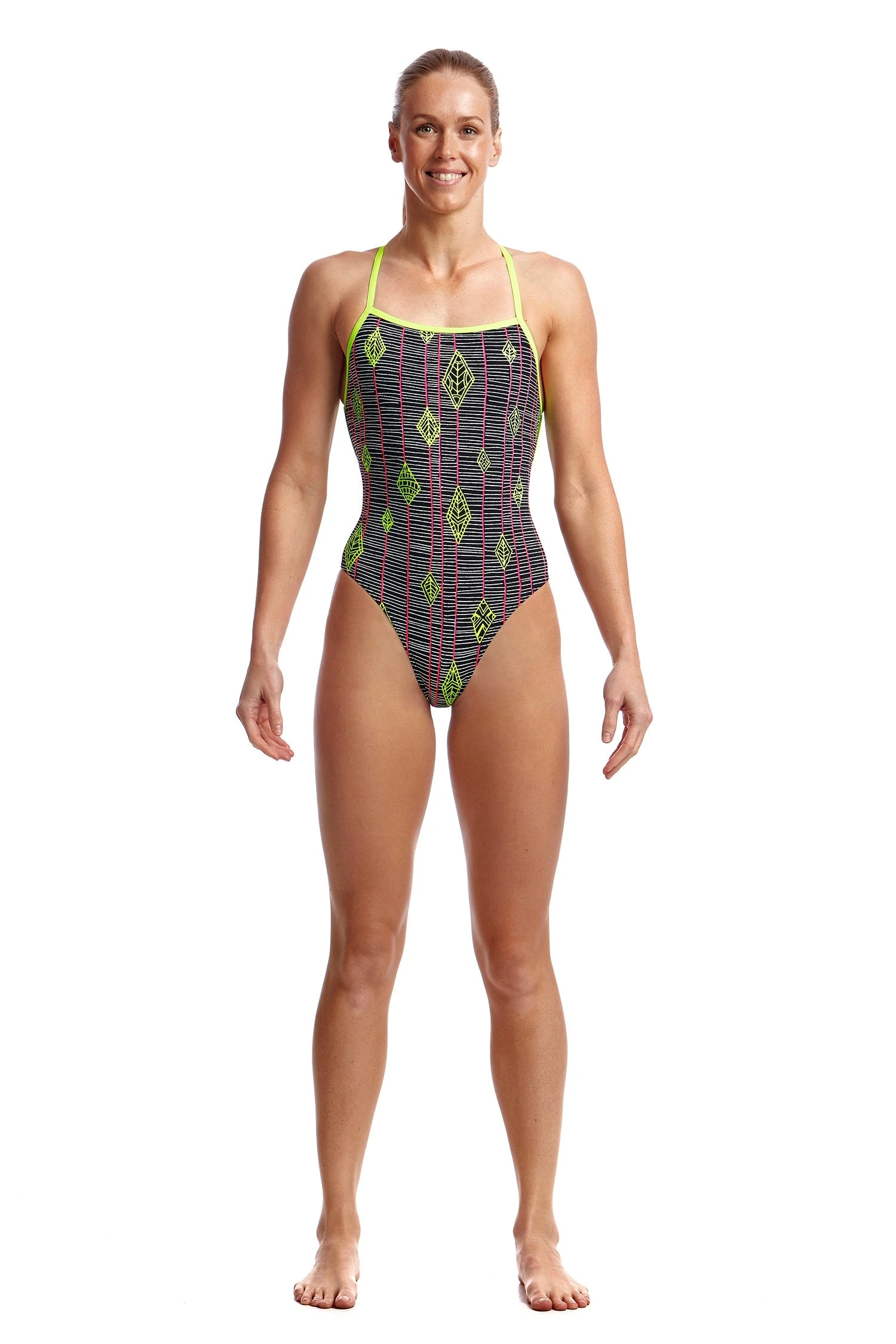 Funkita Ladies Strapped In One Piece - Kite Runner 3 Funkita Ladies Strapped In One Piece - Kite Runner