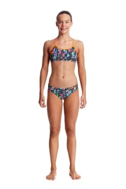 Funkita Girls Racerback Two Piece - Secret Code