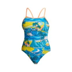 Funkita Ladies Eco Single Strap One Piece - Summer Bay -Best Swimming Equipment FKS030L SUMMER BAY