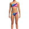Funkita Girls Racerback Two Piece - Fine Lines -Best Swimming Equipment FS02G FINE LINES 002