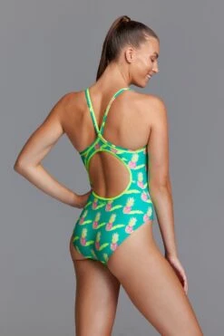 Funkita Ladies Diamond Back One Piece - Juicy Jam -Best Swimming Equipment FS11L JUICY JAM 03