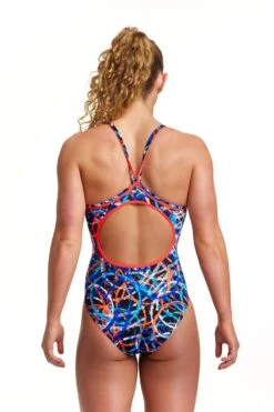 Funkita Ladies Diamond Back One Piece - Spin Doctor -Best Swimming Equipment FS11L SPIN DOCTOR 5