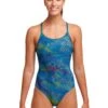 Funkita Ladies Diamond Back One Piece - Wires Crossed -Best Swimming Equipment FS11L WIRES CROSSED 01