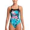 Funkita Ladies Single Strap One Piece - Flamingo Night -Best Swimming Equipment FS15L FLAMINGO NIGHT 01