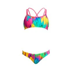 Funkita Girls Criss Cross Two Piece - Ruffles -Best Swimming Equipment FS33G RUFFLES 1