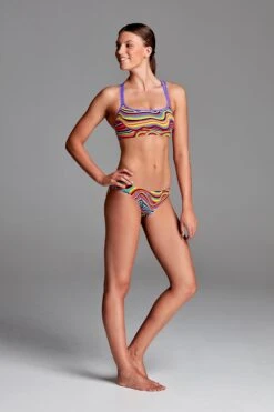 Funkita Ladies Criss Cross Sports Two Piece - Dripping -Best Swimming Equipment FS33L FS24L DRIPPING 1501