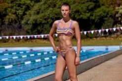 Funkita Ladies Criss Cross Sports Two Piece - Dripping -Best Swimming Equipment FS33L FS24L DRIPPING L2