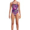 Funkita Ladies Strapped In One Piece - Skull Swim -Best Swimming Equipment FS38L SKULL SWIM 2475