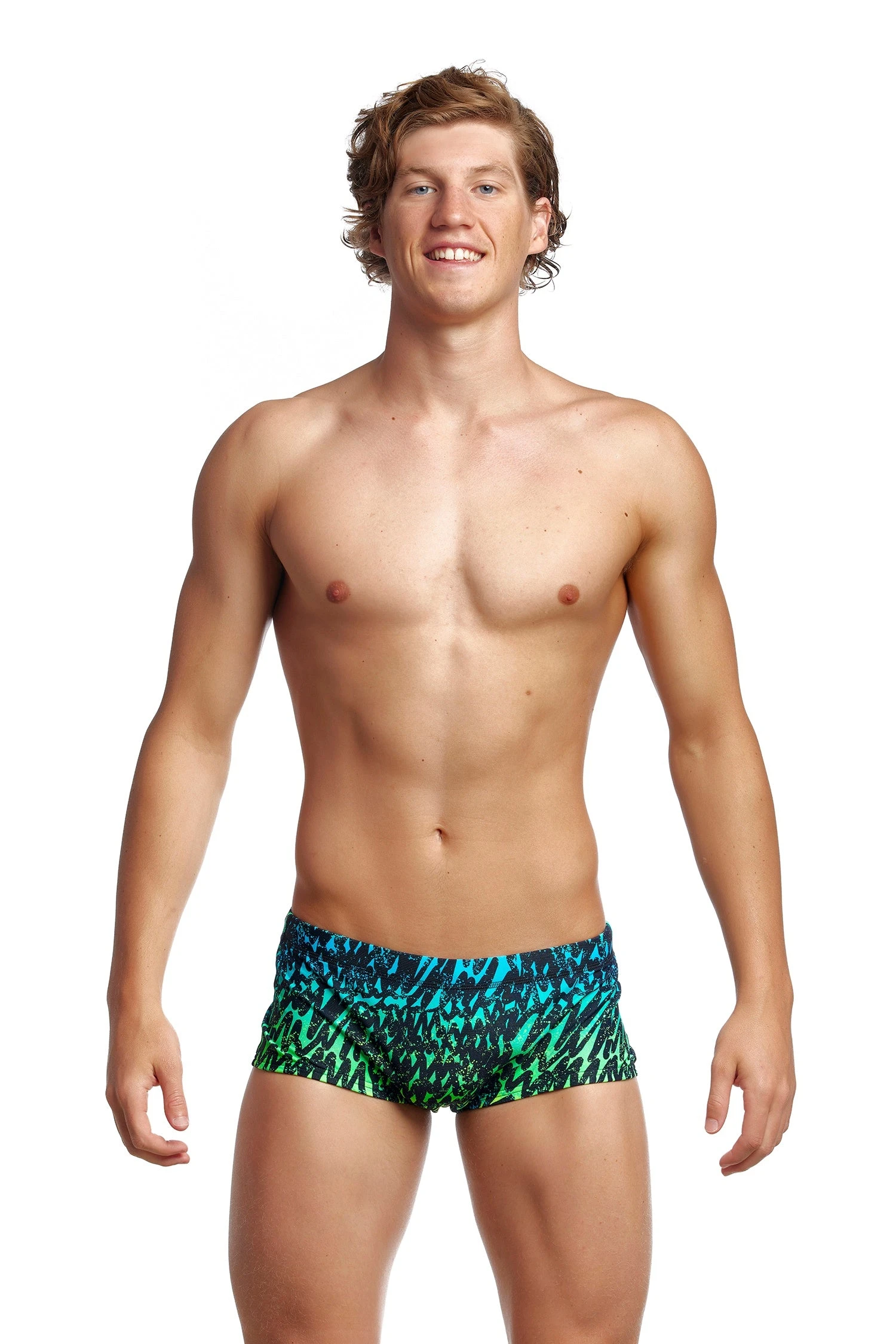 Funky Trunks Mens Plain Front Trunks - Spraying Alive 3 Funky Trunks Mens Plain Front Trunks - Spraying Alive
