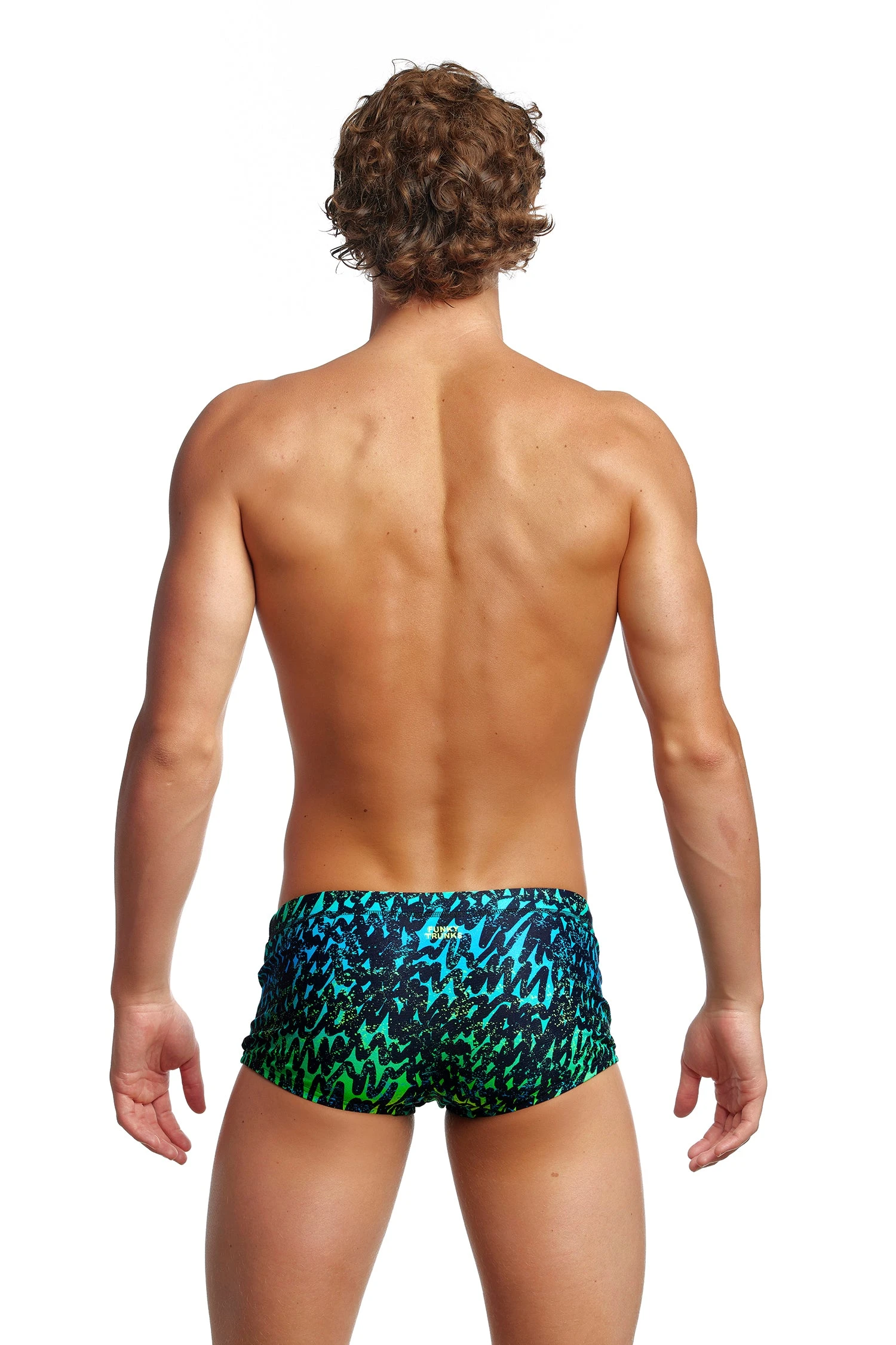 Funky Trunks Mens Plain Front Trunks - Spraying Alive 5 Funky Trunks Mens Plain Front Trunks - Spraying Alive - Image 3