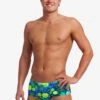 Funky Trunks Classic Trunks - Blue Bottle -Best Swimming Equipment FT30M BLUE BOTTLE 06