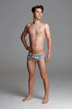 Funky Trunks Boys Classic Trunks - Panel Pop 7 Funky Trunks Boys Classic Trunks - Panel Pop -Best Swimming Equipment FT32B PANEL POP 2189
