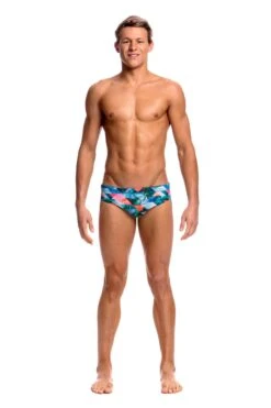 Funky Trunks Mens Classic Briefs - Split Scene 6 Funky Trunks Mens Classic Briefs - Split Scene -Best Swimming Equipment FT35M SPLIT SCENE 001