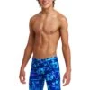 Funky Trunks Boys Training Jammers - Leaf Laser -Best Swimming Equipment FT37B LEAF LASER 01
