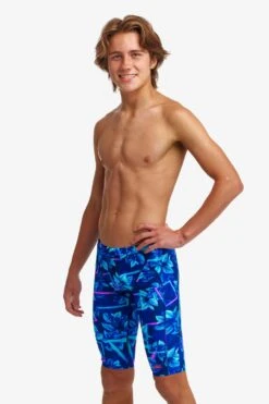 Funky Trunks Boys Training Jammers - Leaf Laser 7 Funky Trunks Boys Training Jammers - Leaf Laser -Best Swimming Equipment FT37B LEAF LASER 09