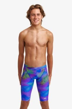 Funky Trunks Boys Training Jammers - Screen Time -Best Swimming Equipment FT37B SCREEN TIME 18