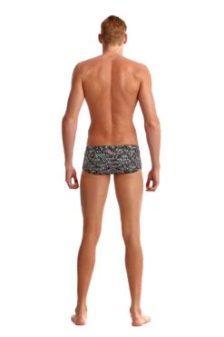 Funky Trunks Mens Eco Classic Trunks - Zebra Crossing -Best Swimming Equipment FTS001M ZEBRA CROSSING 02
