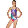 Speedo Girls Leaderback One Piece - Endless Summer -Best Swimming Equipment Girls Leaderback One Piece Lifestyle Endless Summer